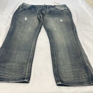 PARISH NATION MENS SIZE 44  Distressed Denim Jeans